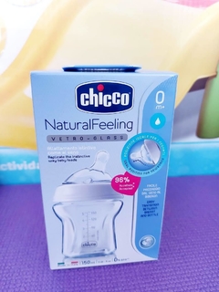 Mamadera Chicco Natural Feeling Vetro - glass 150 Ml