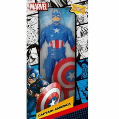 Muñeco Avengers Marvel Capitán América Articulado Sebigus 53987 - comprar online