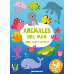 Libro Para Colorear Animales del Mar