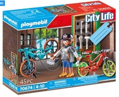 Playmobil Set de Taller de Bicicletas 70674