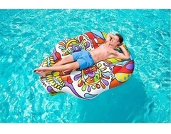 Colchoneta Fiesta Calavera Flotador Inflable 193x141 cm Bestway 43194 - comprar online