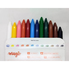 Crayones Alba Magic Jumbo Colores Surtidos x 12 Unidades - comprar online