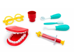 Set De Doctor Mini Dentista Juguete Valija Maletín + 7 Pzas - comprar online