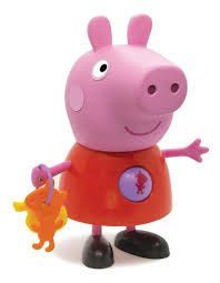 Muñeca figura Peppa Pig Cerdita Sonajero Tapimovil - comprar online
