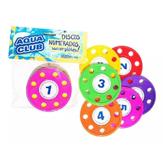 Aqua Club Discos Sumergibles x 6 unidades - comprar online