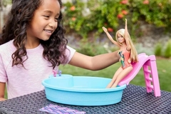 Muñeca Barbie Con Piscina Glam Mattel Ghl91 - Mi Jugueteria - Tienda Online