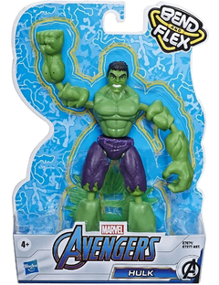 Muñeco Flexible Bend And Flex Avengers Hulk 15 cm