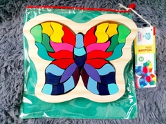 Rompecabeza puzzle mariposa 35 pz - comprar online
