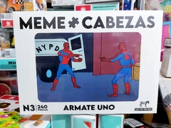 Rompecabeza puzzle meme cabezas Spiderman 240 pz