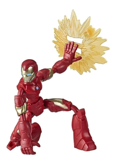 Muñeco Flexible Bend And Flex Avengers Iron Man 15 cm - comprar online