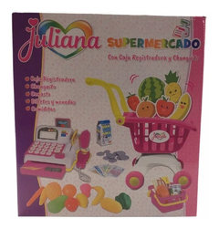 Juliana Supermercado Caja Registradora Carrito De Compras - Mi Jugueteria - Tienda Online