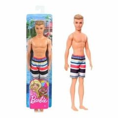 Muñeco Barbie Beach Doll Ken Mattel Ghh38