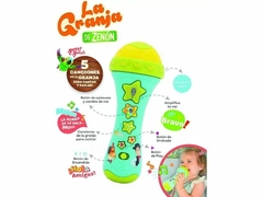 Micrófono Infantil Karaoke Grabador Luces La Granja De Zenón - comprar online