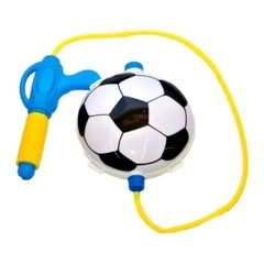 Mochila de agua con pistola pelota de fútbol