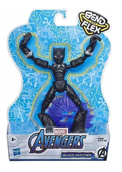 Muñeco Flexible Bend And Flex Avengers Pantera Negra 15 cm