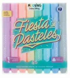 Resaltadores Mooving Pasteles De Calidad Premium 8 Unidades