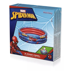 Pileta Inflable Spiderman Hombre Araña Carreras 3 Tubos 122 x 30 cm 200 Litros Bestway 98018 - comprar online