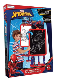 Pizarra Pizarrón Bifaz Con Atril Spiderman Hombre Araña Tapimovil - comprar online