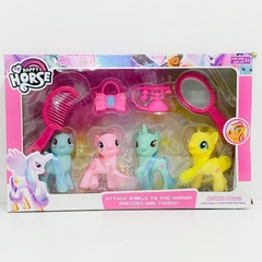 Pony por cuatro unidades con accesorios