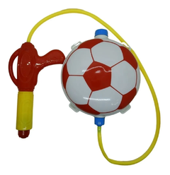 Mochila de agua con pistola pelota de fútbol en internet