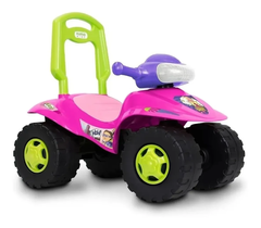 Andador Cuatriciclo Atv Pata Pata Caminador Andarin 2 En 1 Rosa