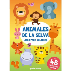 Libro Para Colorear Animales de la Selva