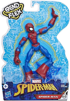 Muñeco Flexible Bend And Flex Avengers Spiderman Hombre Araña 15 cm