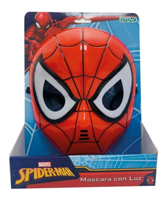 Mascara Careta Con Luz Avengers Spiderman Hombre Araña Marvel Ditoys