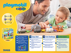 Playmobil 123 Mi Tren De Animales Muñecos Y Sets 70405 - tienda online