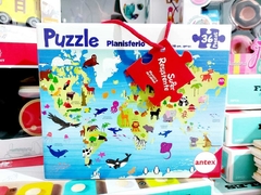 Rompecabeza puzzle planisferio 36 pz