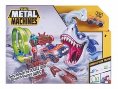 Pista Zuru Metal Machines Shark Tiburón con Auto Metálico