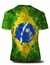 Camisa Camiseta Torcedor Bandeira do Brasil Aquarela Personalizada BR31 na internet