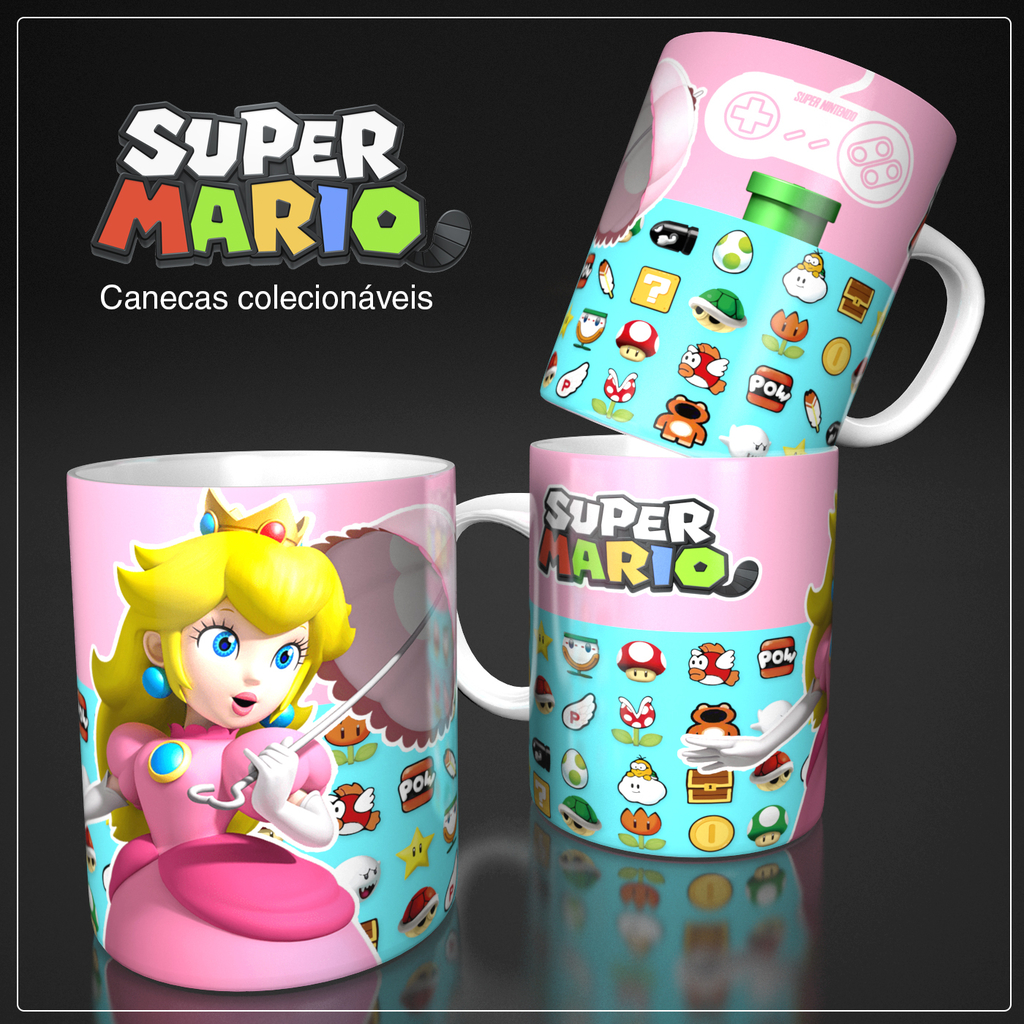 Baby Look Super Mario Bros. o Filme - Princesa Peach