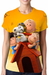 Camisa Camiseta Feminina Snoopy Dog e Charlie Brown Estampa Total SNPY2 - comprar online