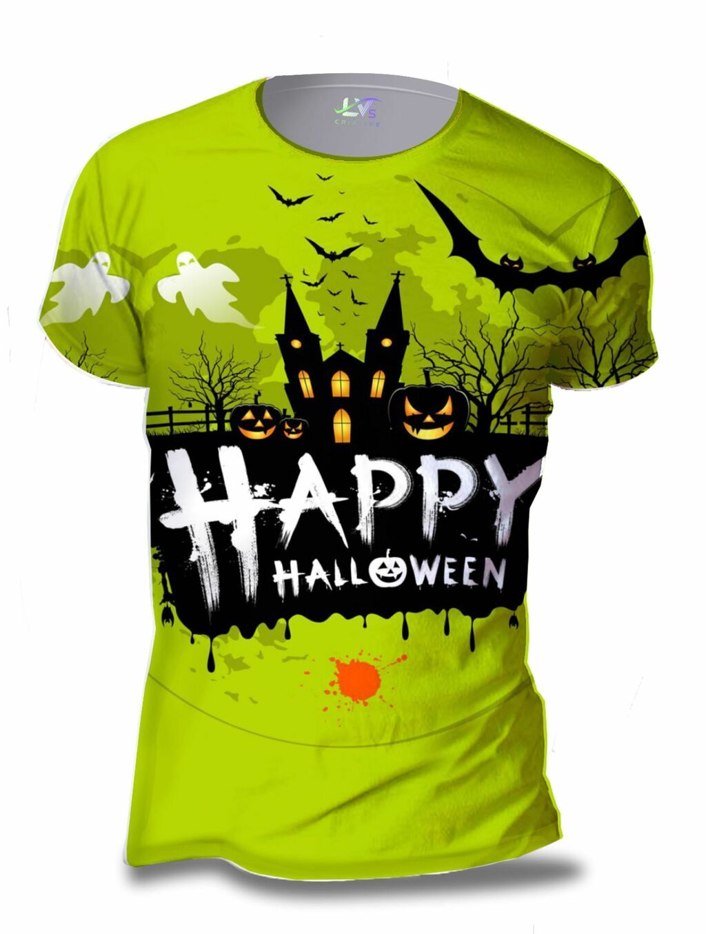 Camiseta Happy Halloween Dia das Bruxas Terror Estampa Total