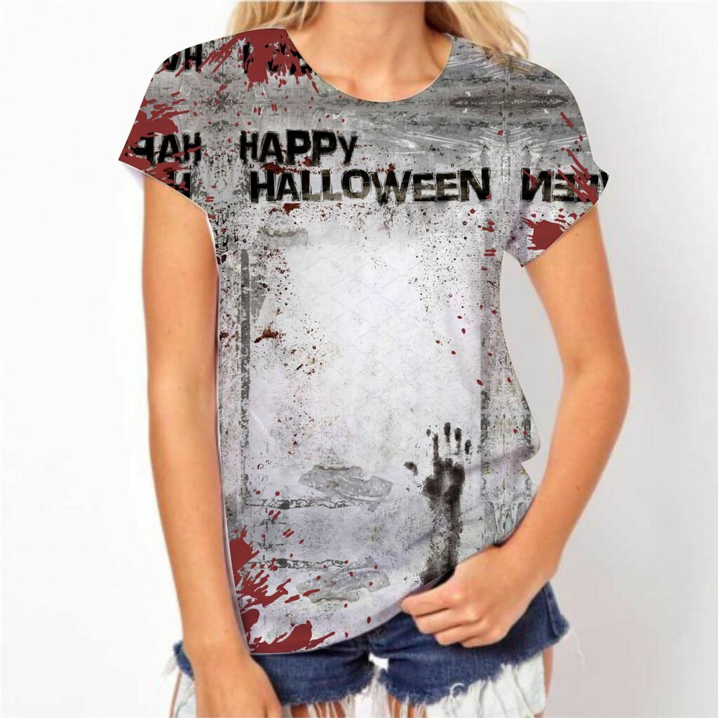 Camiseta Halloween Dia das Bruxas Abóbora Adulto Infantil Masculina Feminina  Baby look Estampa Total Personalize Sua Frase De Terror HLE05