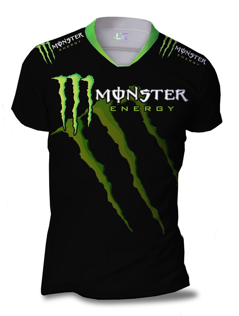 Camisa Camiseta Monster Energy Energético Estampa Total Personalizada MNS3