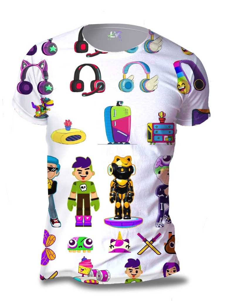 Camiseta Fnaf Five Nights At Freddys Jogo Game 2 Rosa - Kamisetas