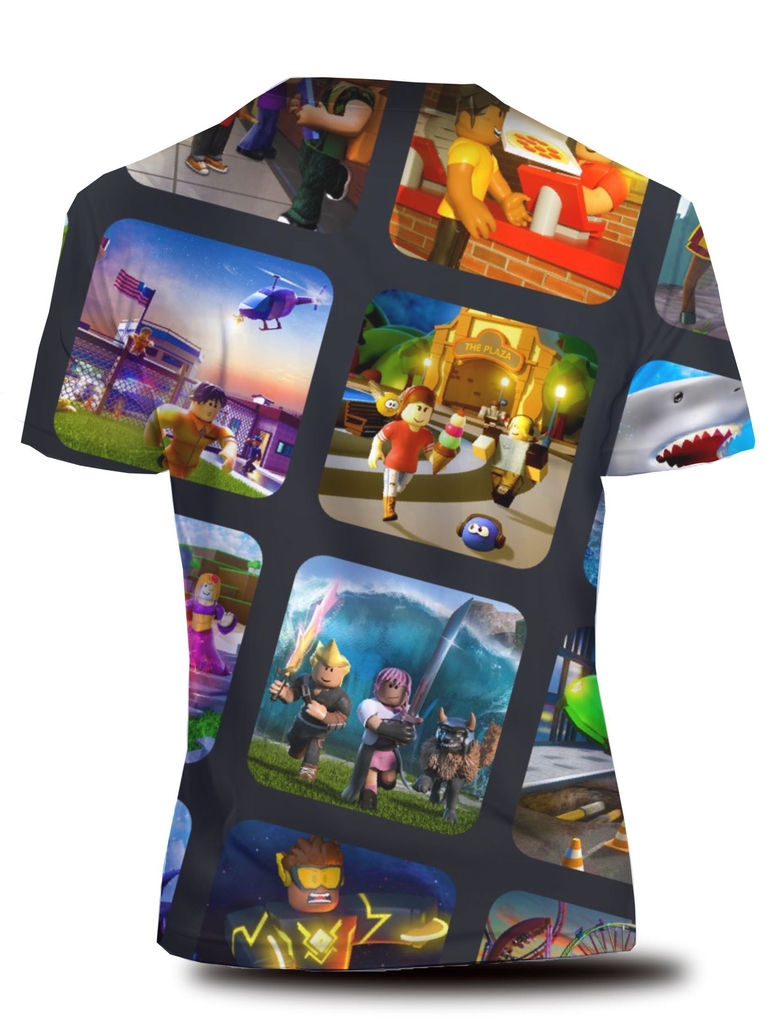 Camisa Roblox Video Game Transition Jogo Online 100% Algodão em Promoção na  Americanas