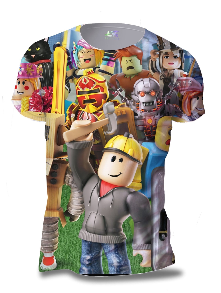 4 Camisetas Jogo Roblox Infantil escolha o modelo