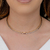 Colar Choker Aro Rigido Banhado em Ródio Branco - comprar online