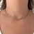 Colar Choker Cartier M Banhado em Ródio - comprar online