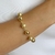 Pulseira de Bolas Banhado em Ouro 18k