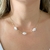 Colar Choker Pérolas Banhado em Ouro 18k