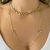 Colar Choker Losangos Banhado em Ouro 18k - comprar online