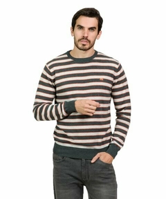 SWEATER STEPNEY R STRIPES - MISTRAL (9789) - Bugato shops