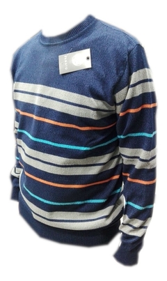 Sweater Bossa Rayado Cuello Redondo (bugato) 6994 - comprar online