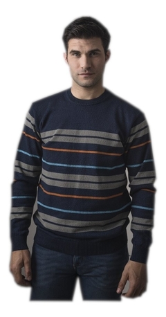 Sweater Bossa Rayado Cuello Redondo (bugato) 6994