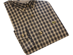 Camisa Casual M/l Oxford Cuadros Lacoste (7333) - comprar online