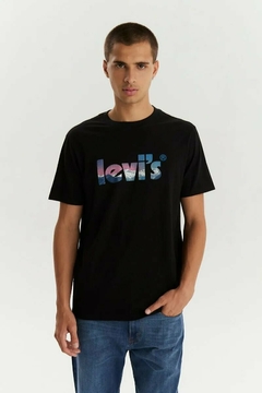 Remera M/corta With Poster Mountain Print Hombre Levis(9580)